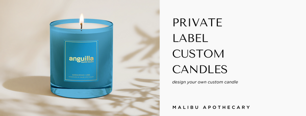 Private custom candle manufacturing