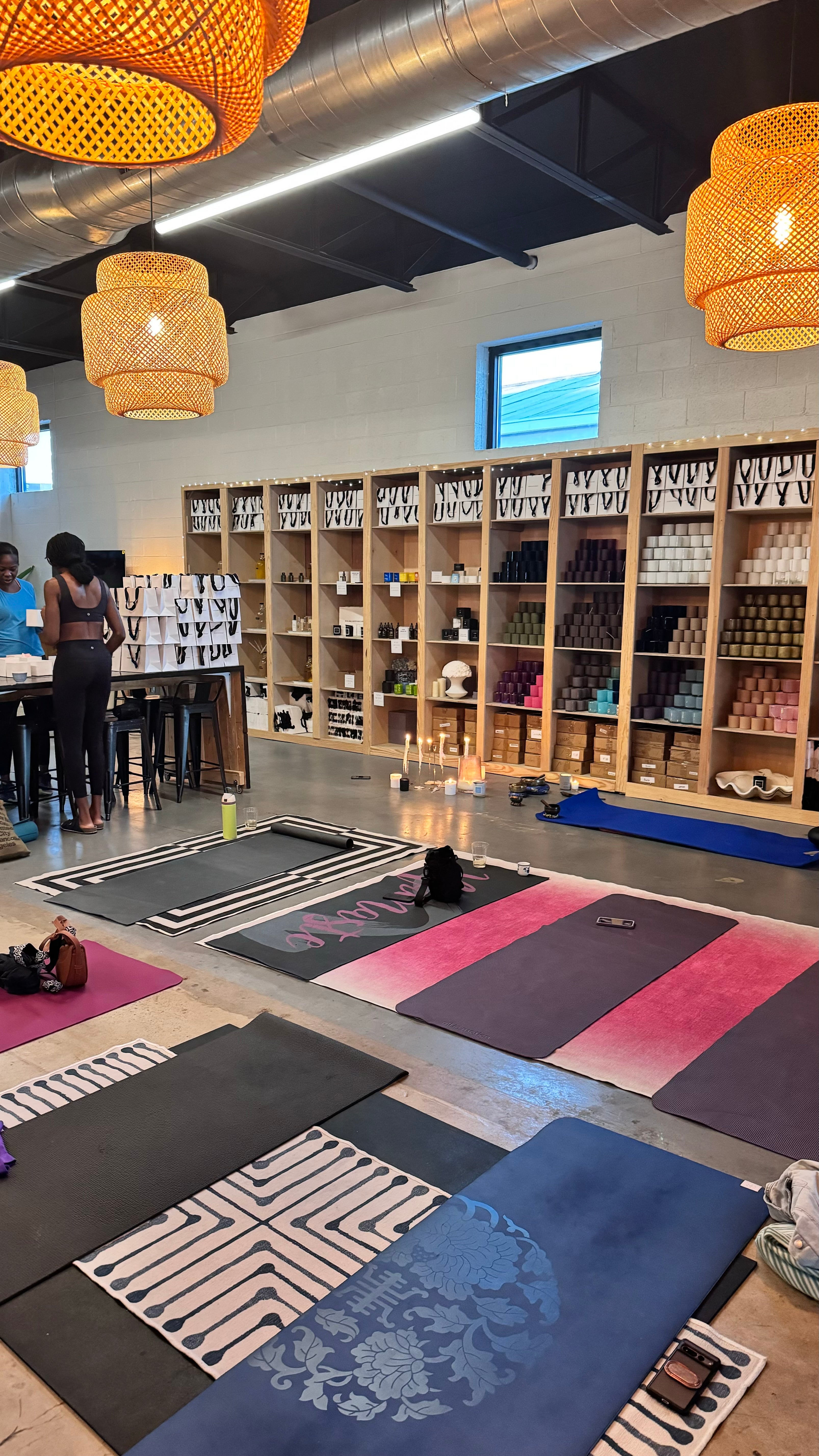 Crystal x Candlelit Yoga Class