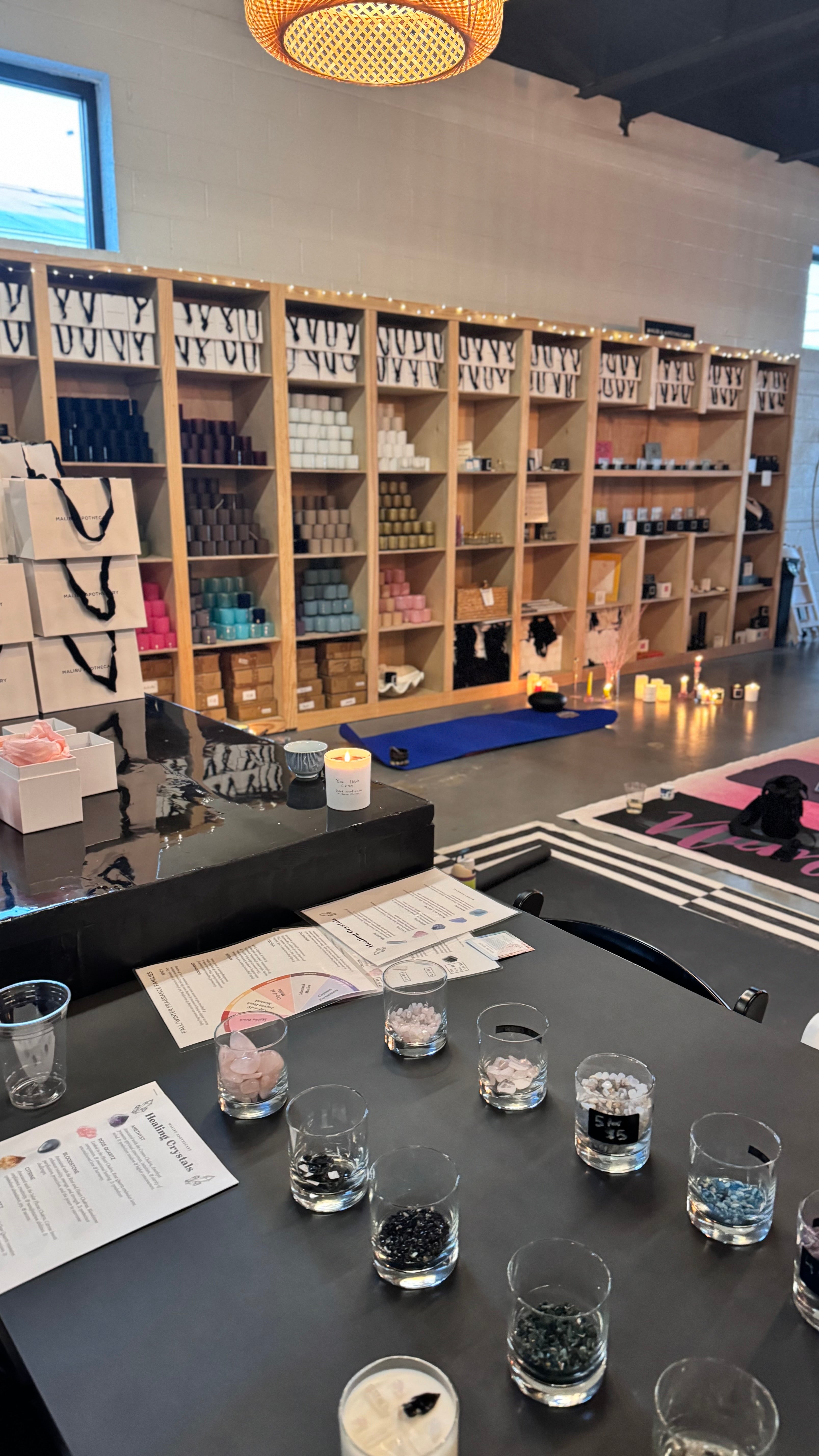 Crystal x Candlelit Yoga Class