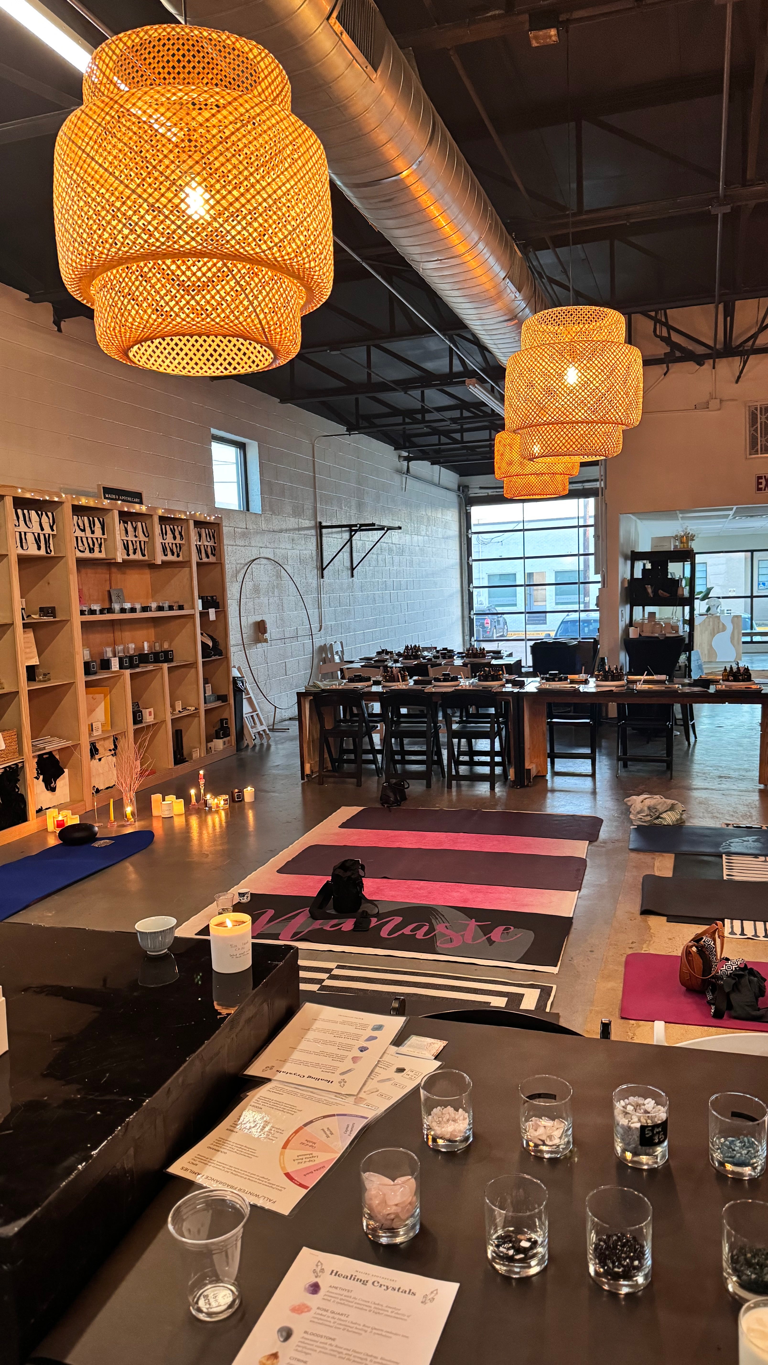 Crystal x Candlelit Yoga Class