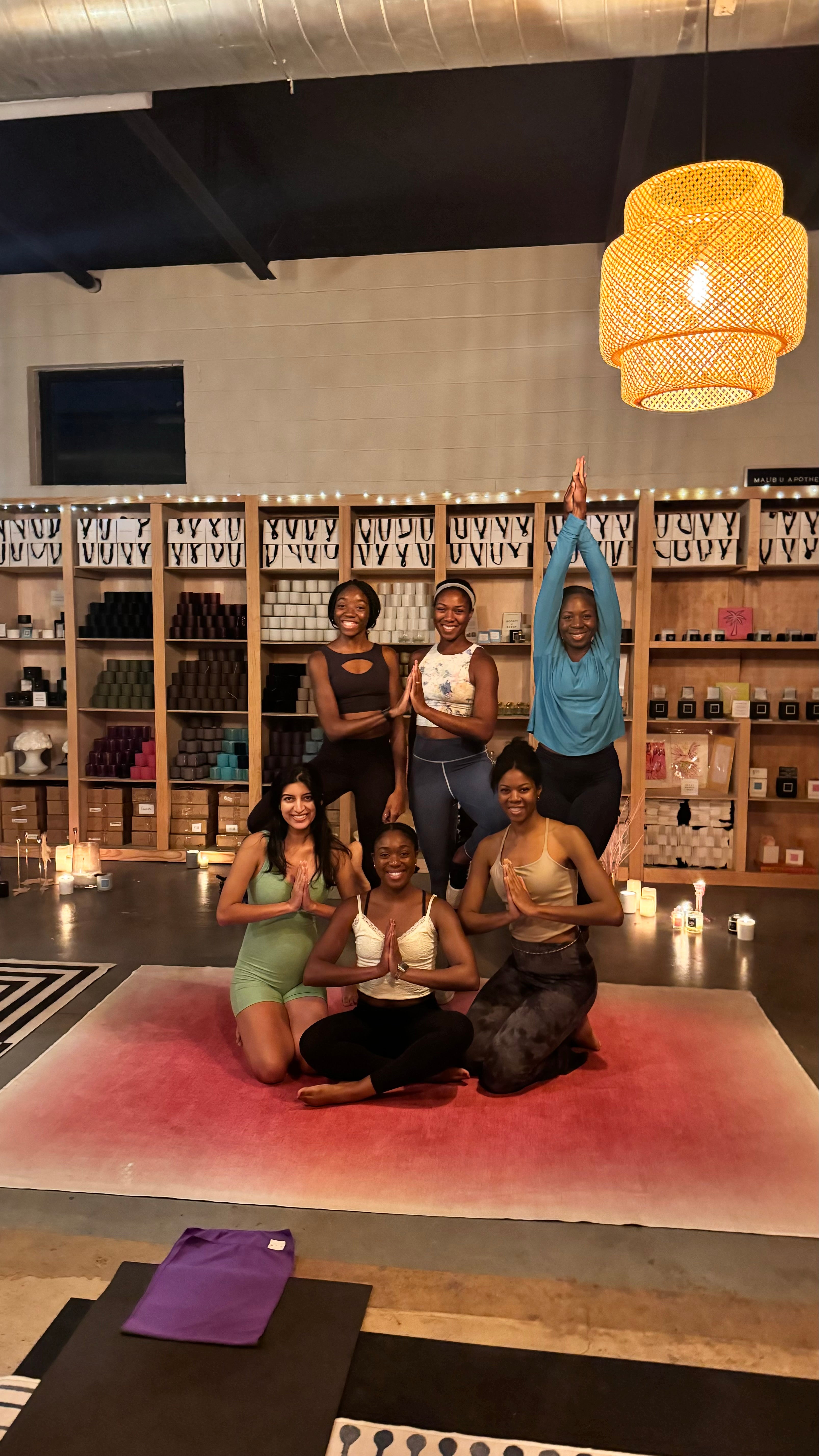 Crystal x Candlelit Yoga Class