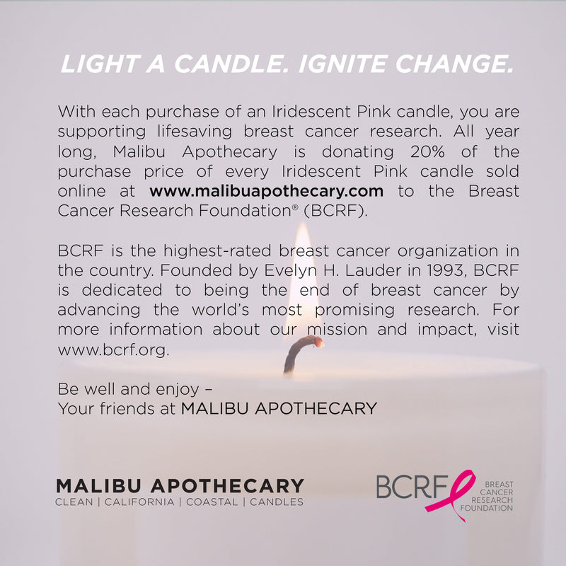 Iridescent Pink Candle  11oz – Malibu Apothecary