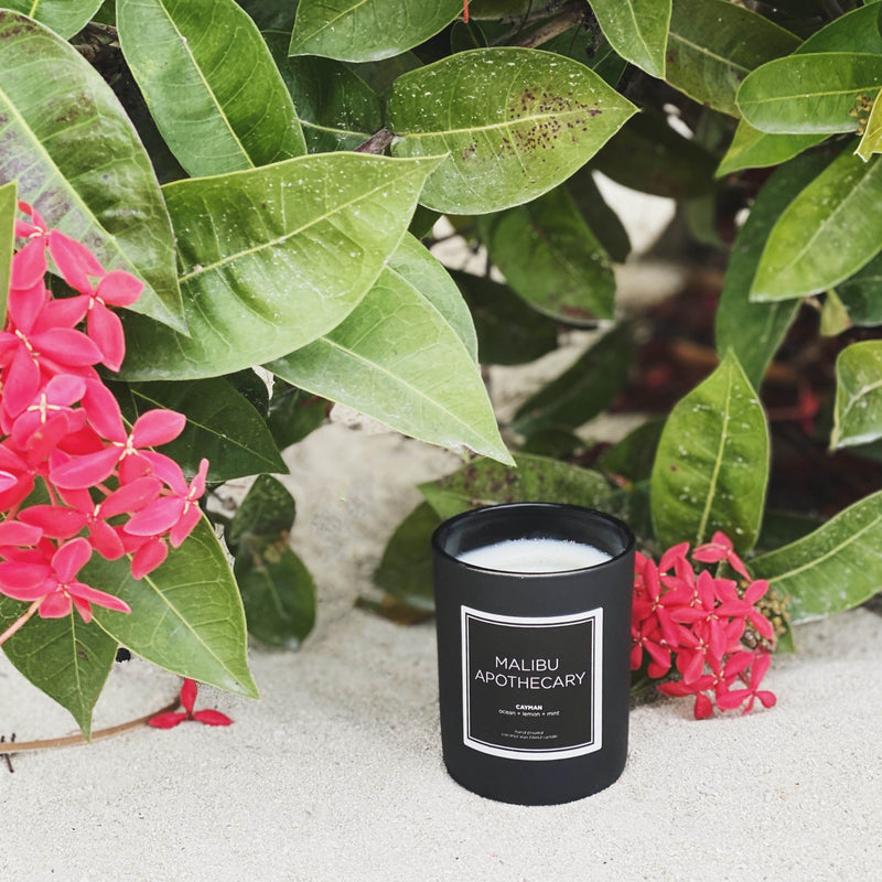 Mini Matte Black Candle in Kaibo yacht Club by Malibu Apothecary